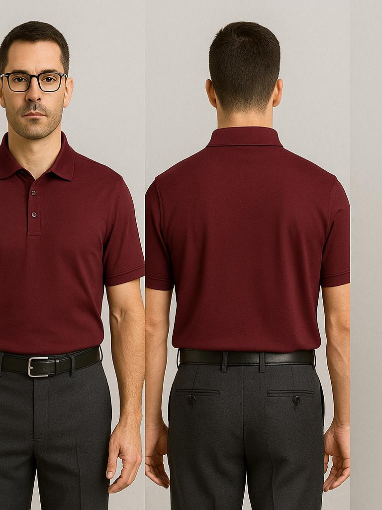 Premium Maroon Polo T-Shirt for Men